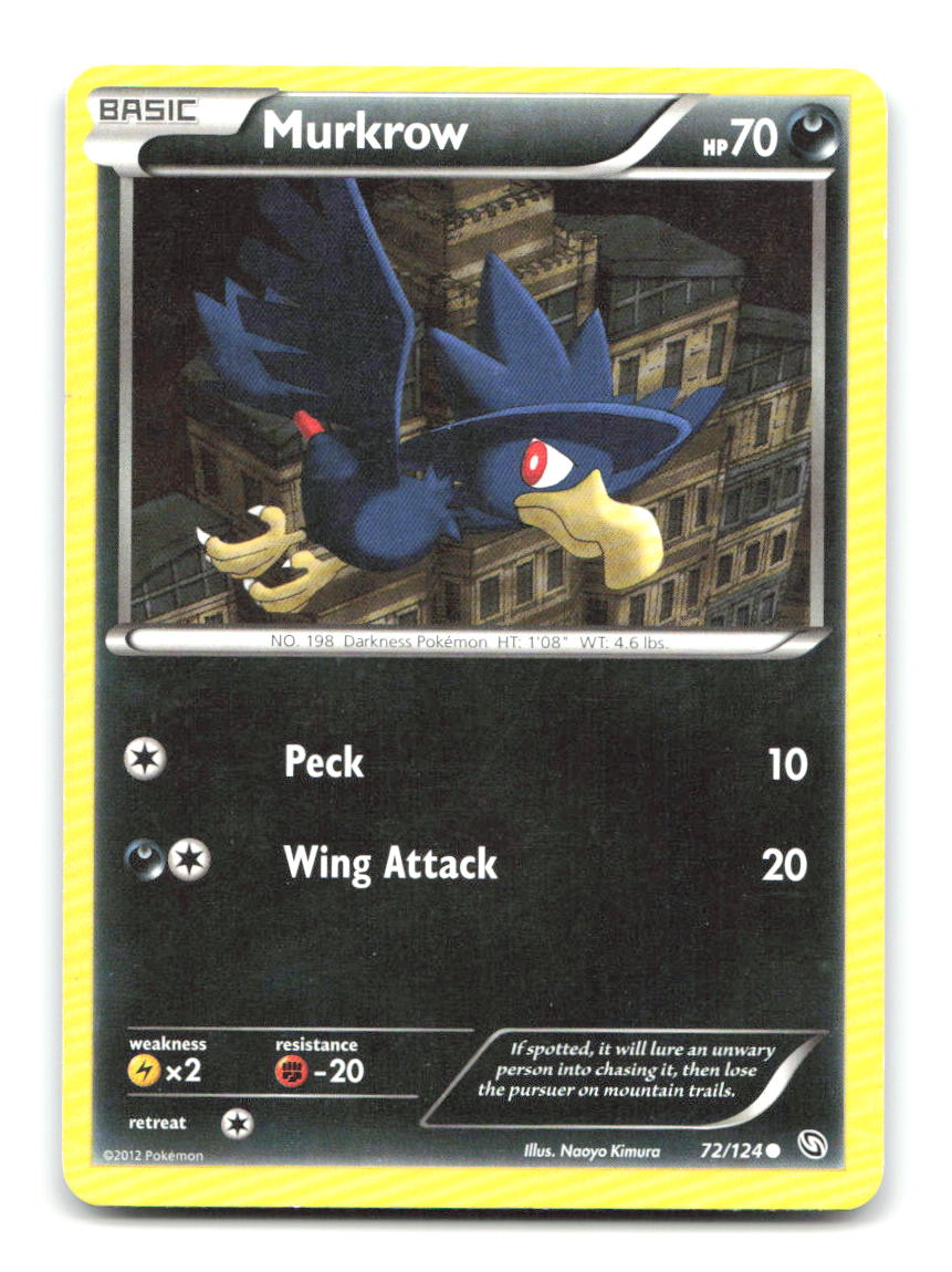 Murkrow 72/124 DRX Pokemon MP
