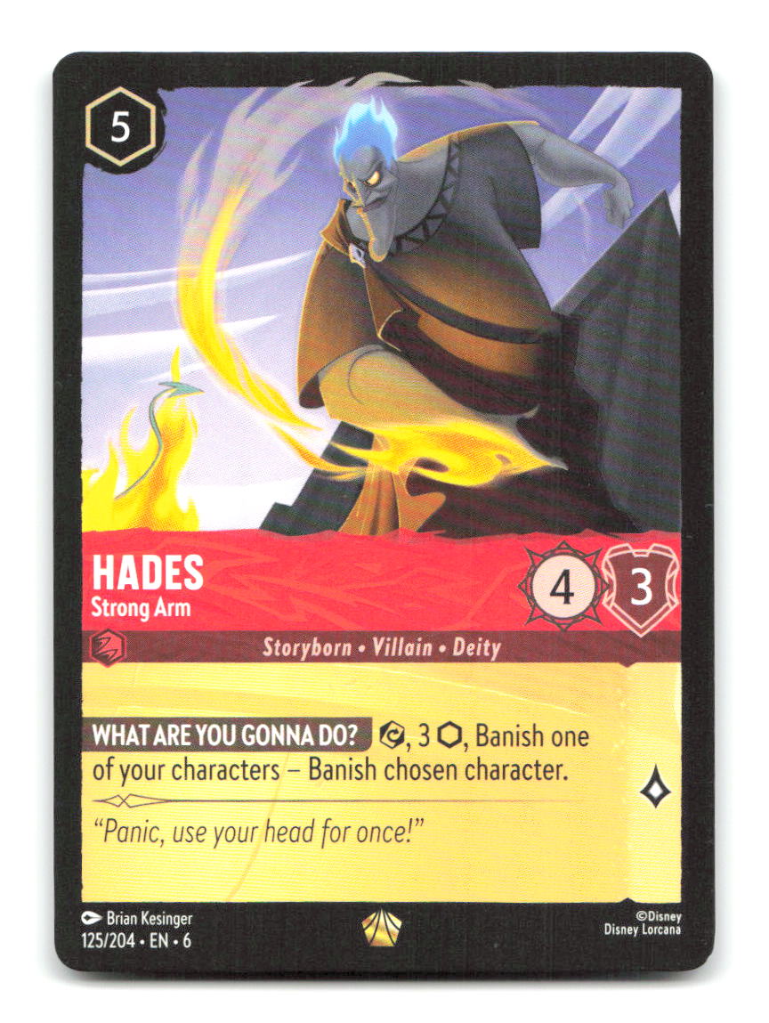 Hades - Strong Arm 125/204 6 Lorcana NM