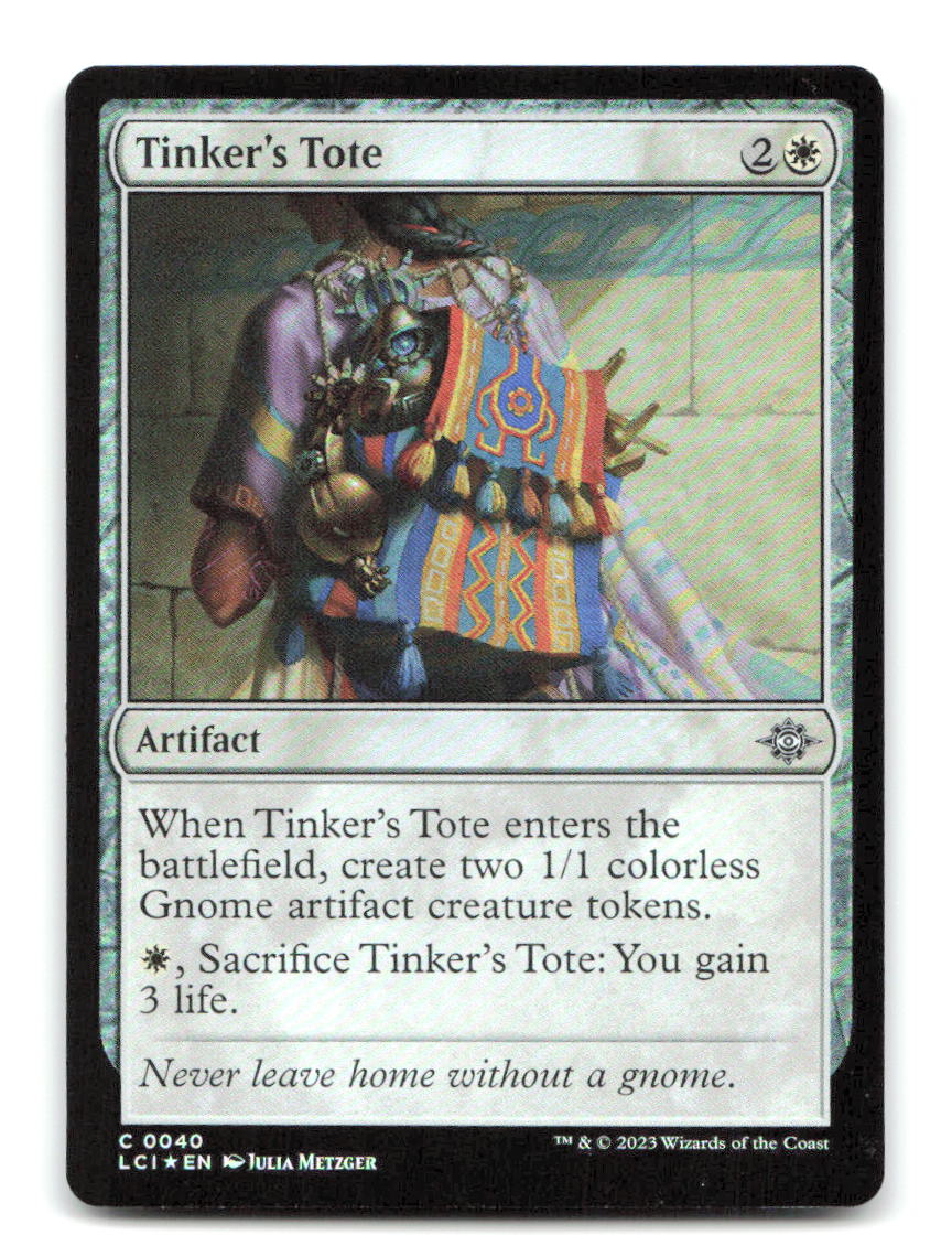 Tinker's Tote 40 LCI Magic: The Gathering Foil NM