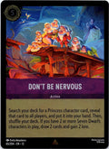 Don't Be Nervous 65/204 Rare Wilds Unknown Lorcana Cold Foil Near Mint