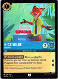 Nick Wilde - Wily Fox 154/204 Uncommon Rise of the Floodborn Lorcana Near Mint