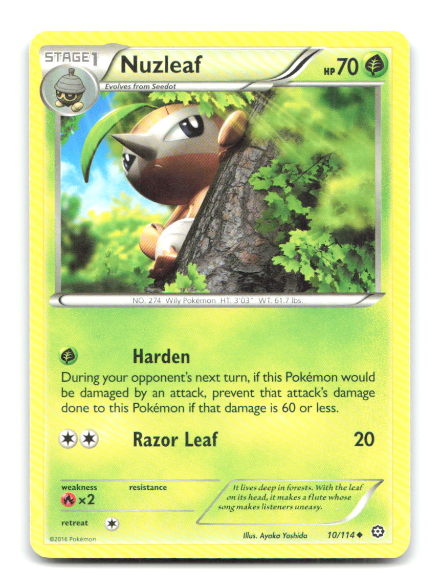Nuzleaf 10/114 STS Pokemon LP