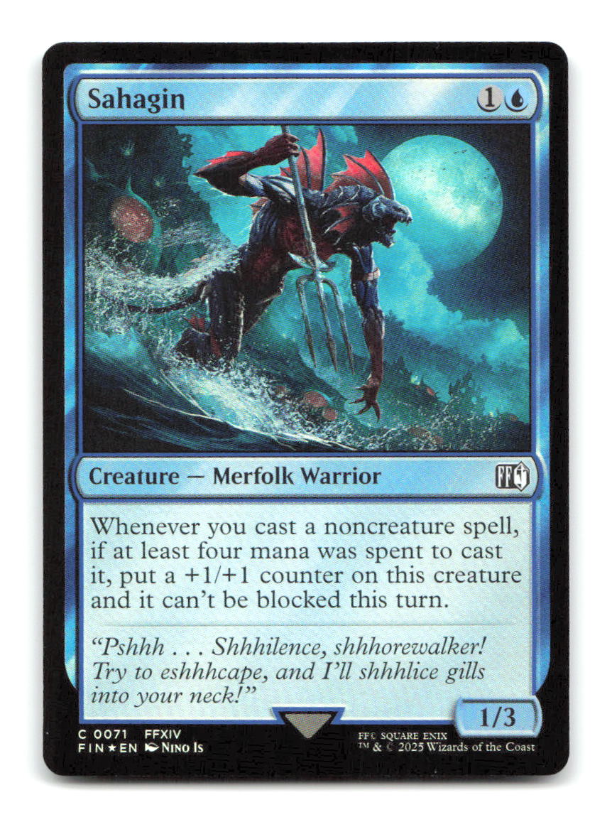 Sahagin 71 FIN Magic: The Gathering Foil NM