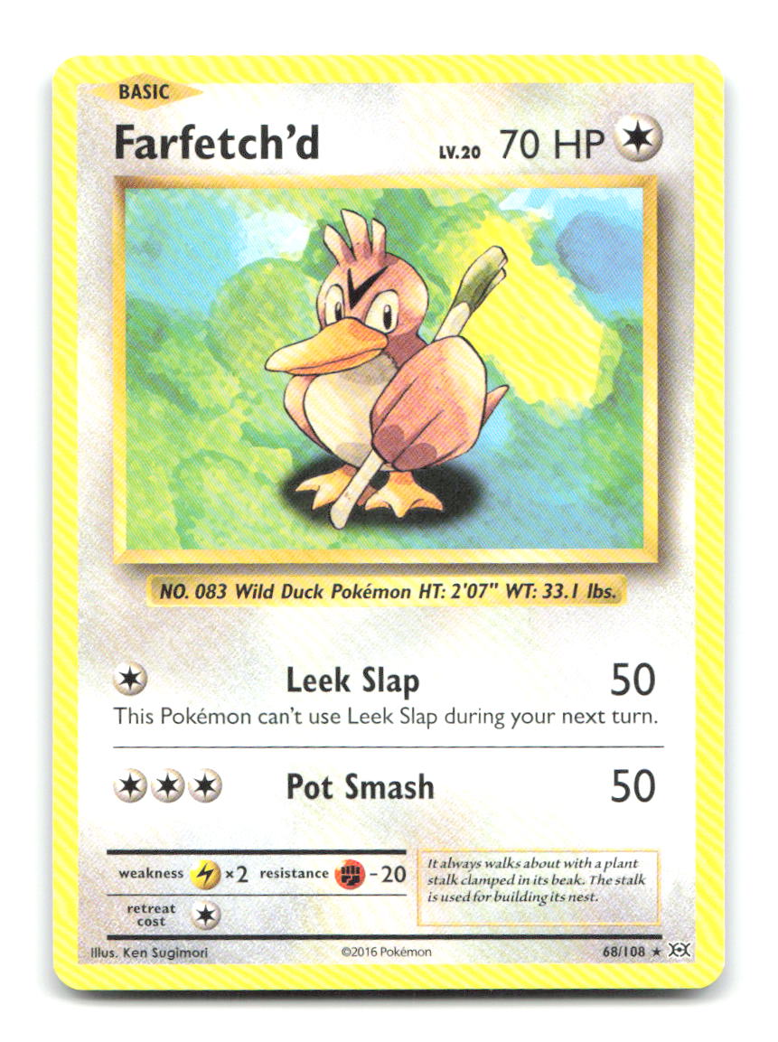 Farfetch'd 68/108 EVO Pokemon LP