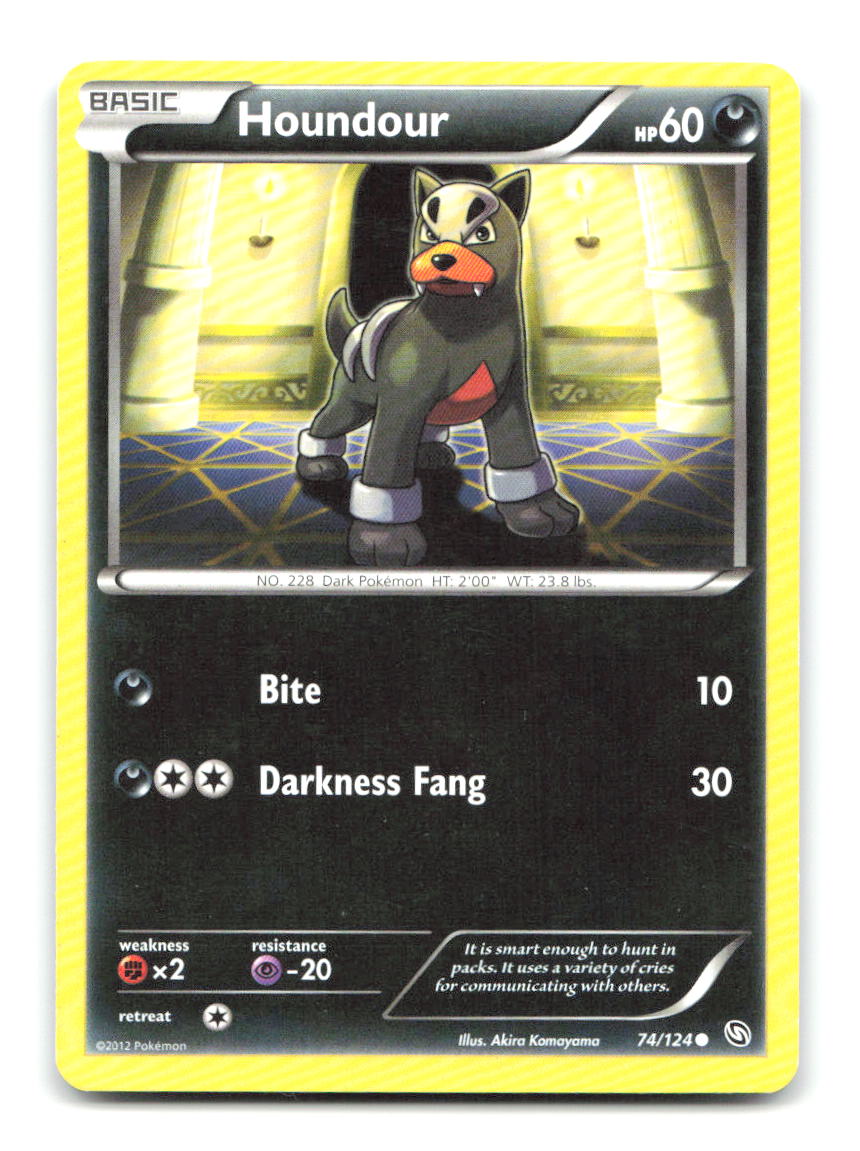 Houndour 74/124 DRX Pokemon MP