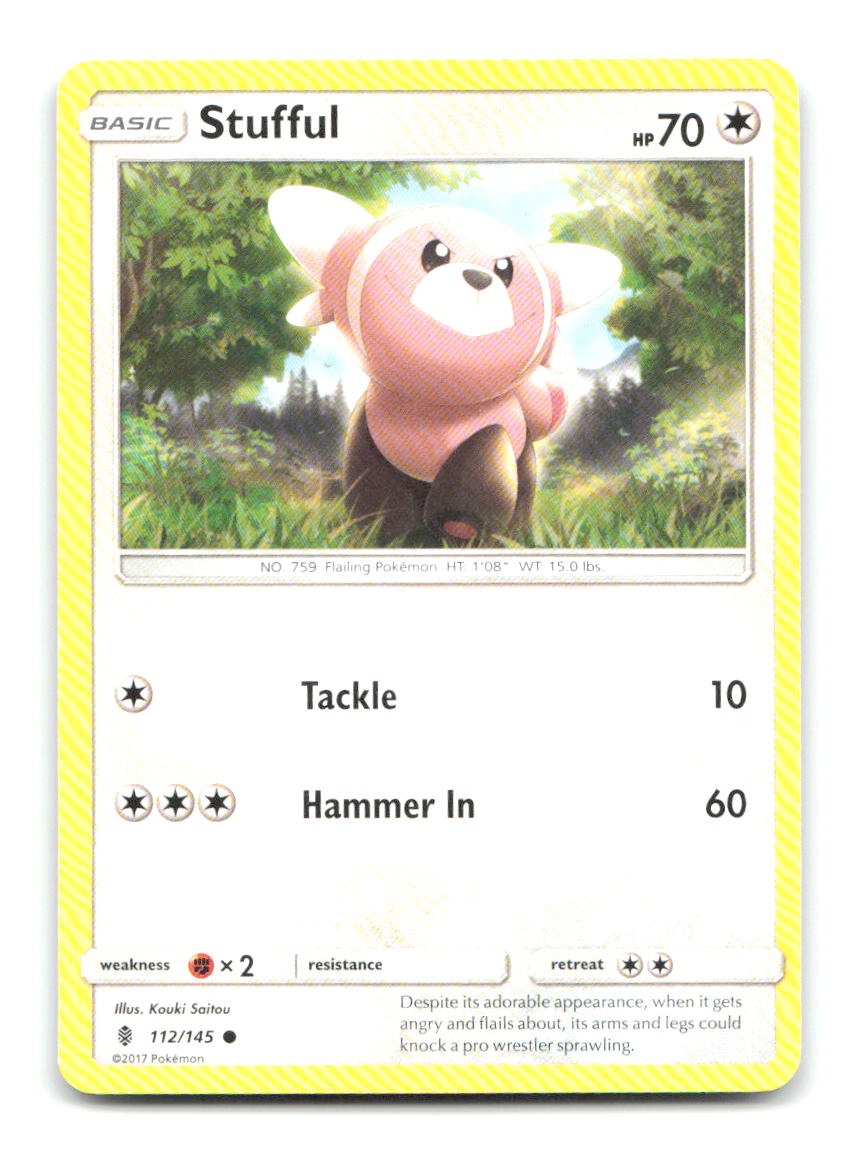 Stufful 112/145 SM02 Pokemon LP