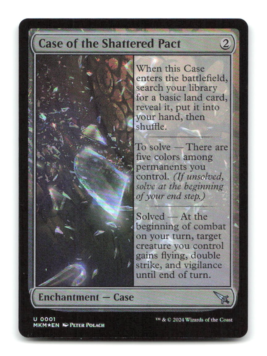 Case of the Shattered Pact 1 MKM Magic: The Gathering Foil NM