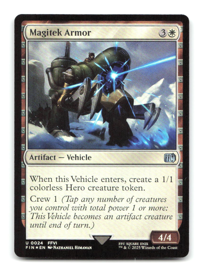 Magitek Armor 24 FIN Magic: The Gathering Foil NM