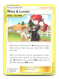 Misty & Lorelei 199/236 Uncommon Cosmic Eclipse Pokemon Lightly Played