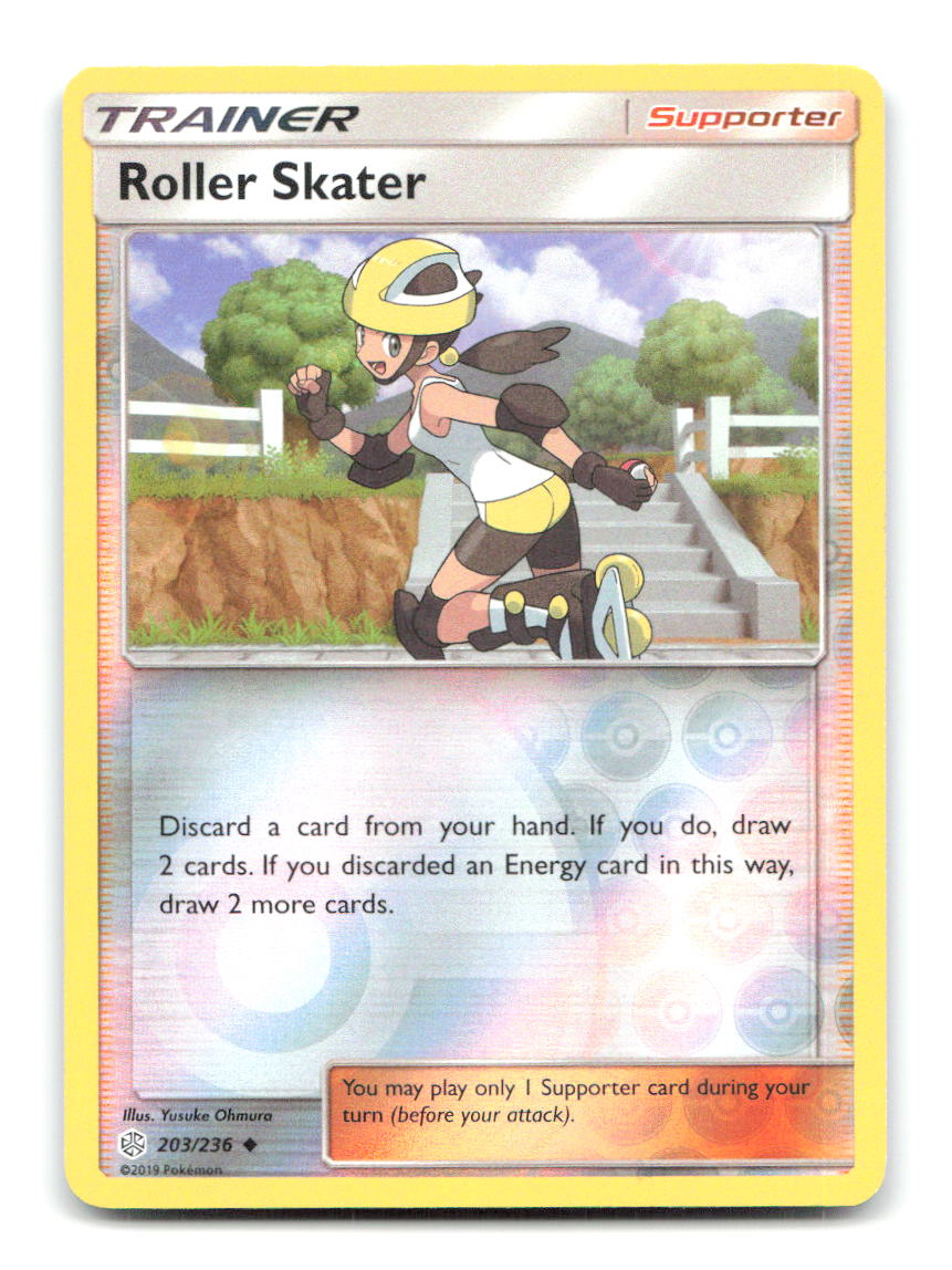 Roller Skater 203/236 Uncommon Cosmic Eclipse Pokemon Reverse Holo LP