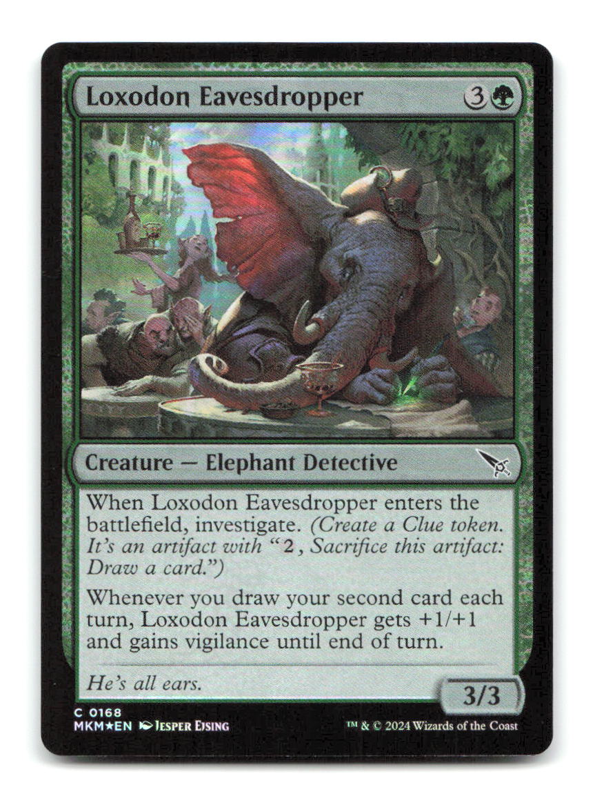 Loxodon Eavesdropper 168 MKM Magic: The Gathering Foil NM
