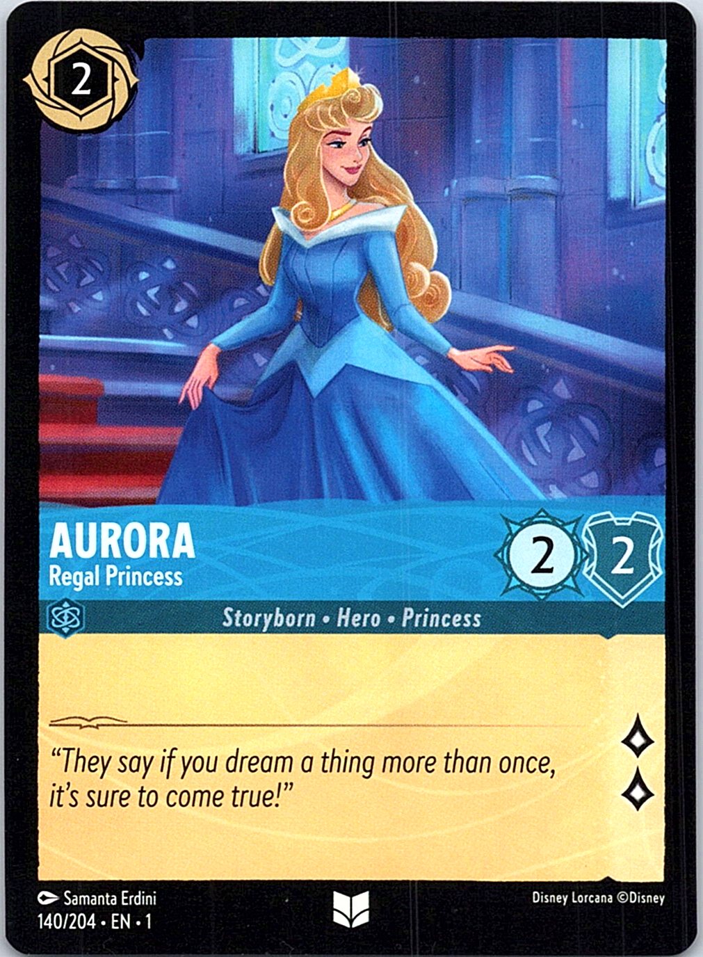Aurora - Regal Princess 140/204 Uncommon The First Chapter Lorcana Near Mint