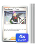Playset of 4 Team Rocket's Petrel 176/182 Uncommon Destined Rivals Pokemon NM