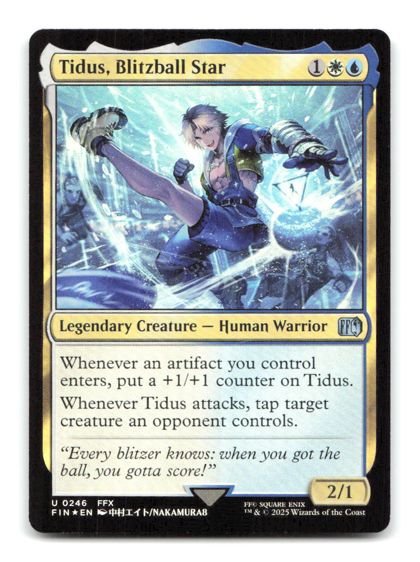 Tidus, Blitzball Star 246 FIN Magic: The Gathering Foil NM
