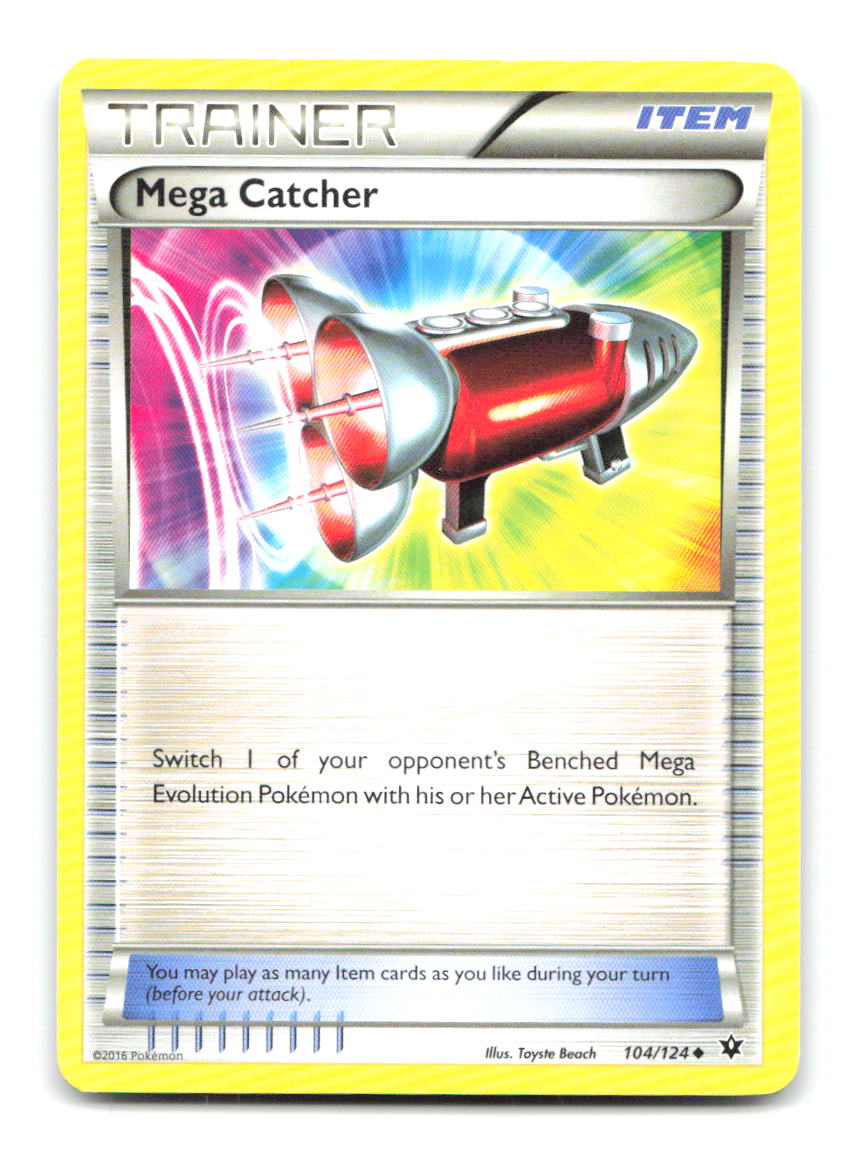 Mega Catcher 104/124 Uncommon Fates Collide Pokemon Lightly Played