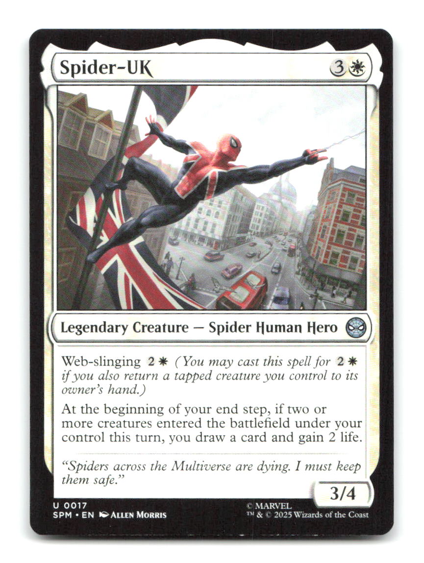 Spider-UK 17 UC Marvel's Spider-Man Magic: The Gathering NM