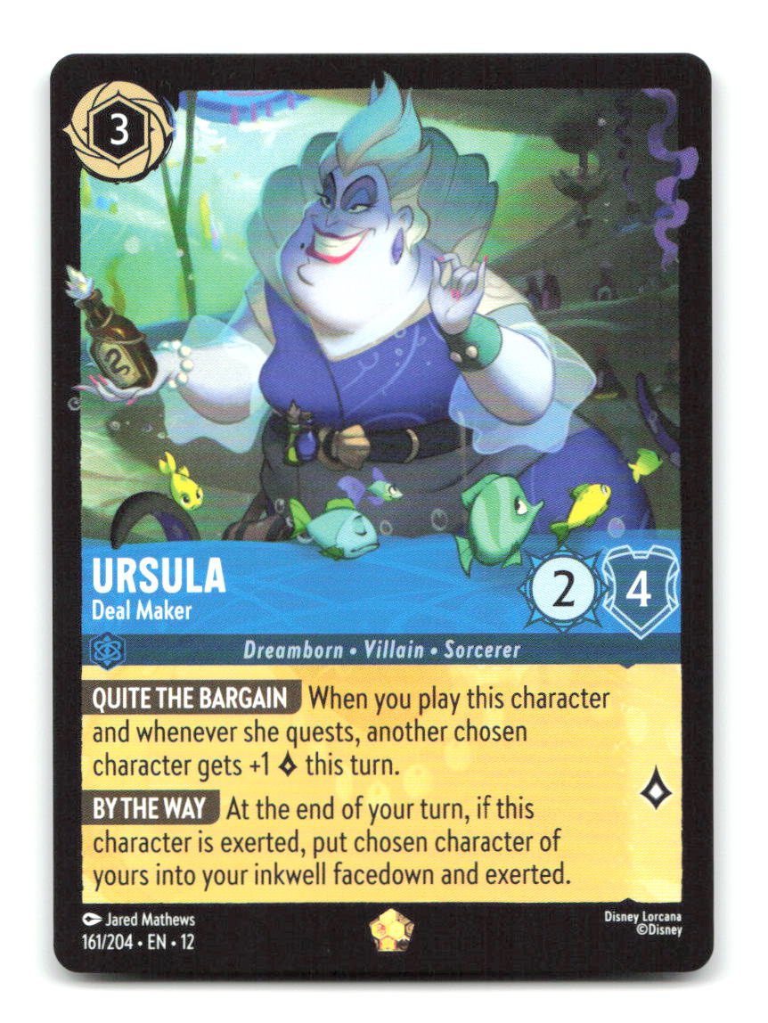 Ursula - Deal Maker 161/204 12 Lorcana NM