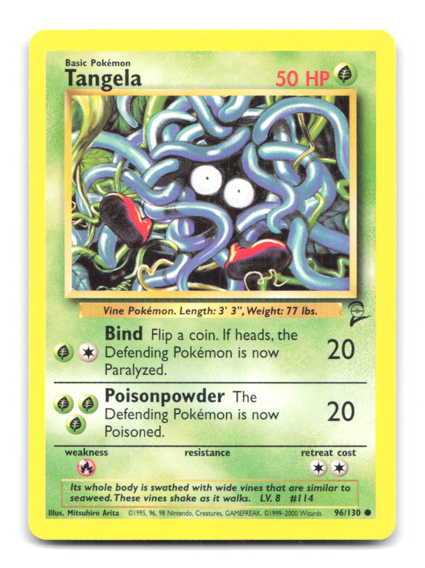 Tangela 96/130 B2 Pokemon HP