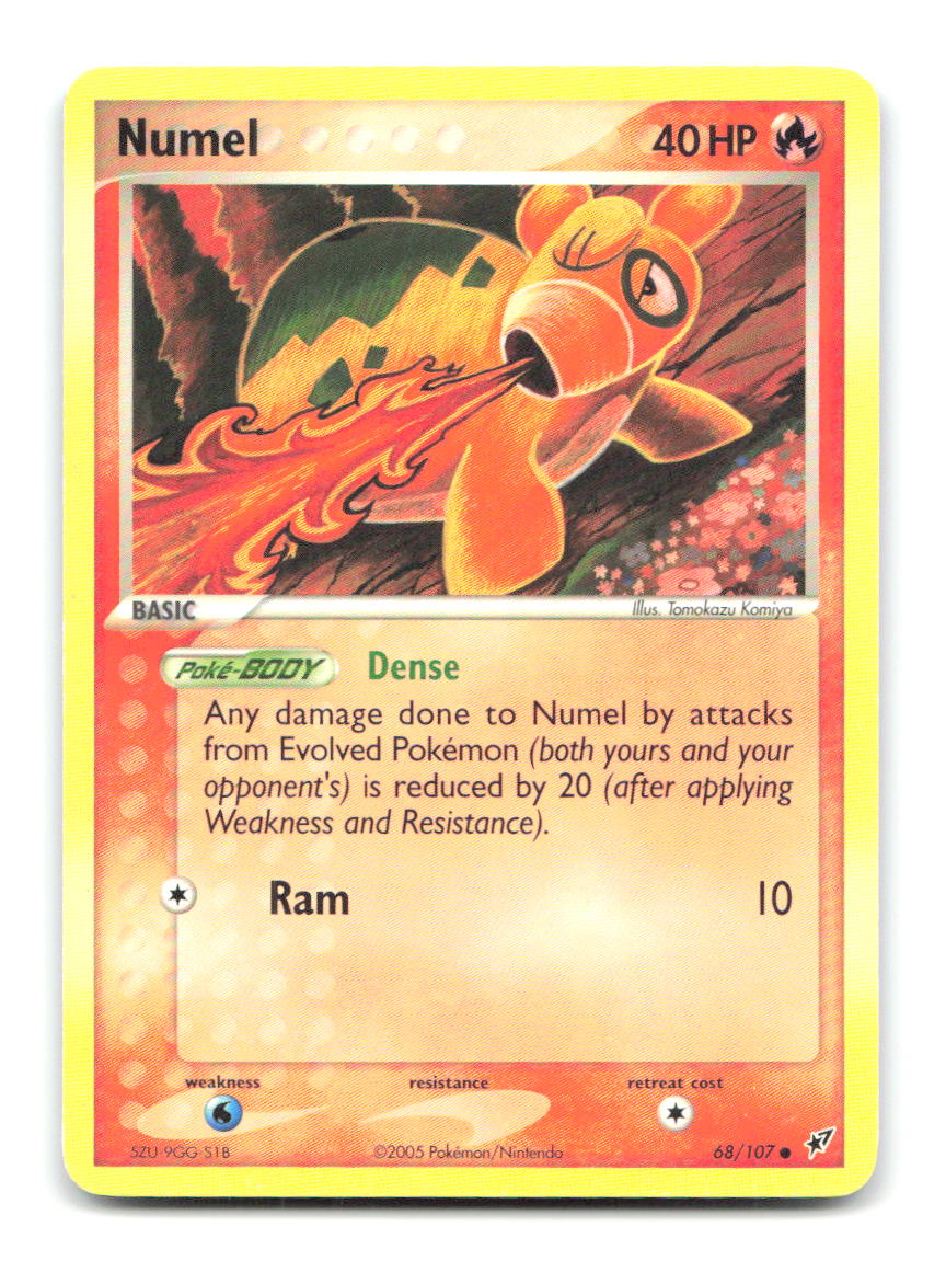 Numel 68/107 Common Deoxys Pokemon Heavily Played
