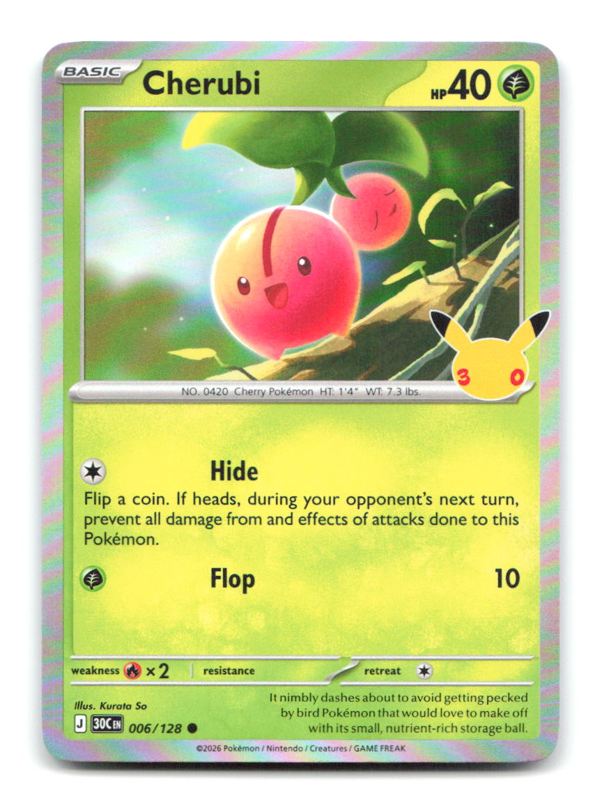 Cherubi 006/128 30C Pokemon Holo NM
