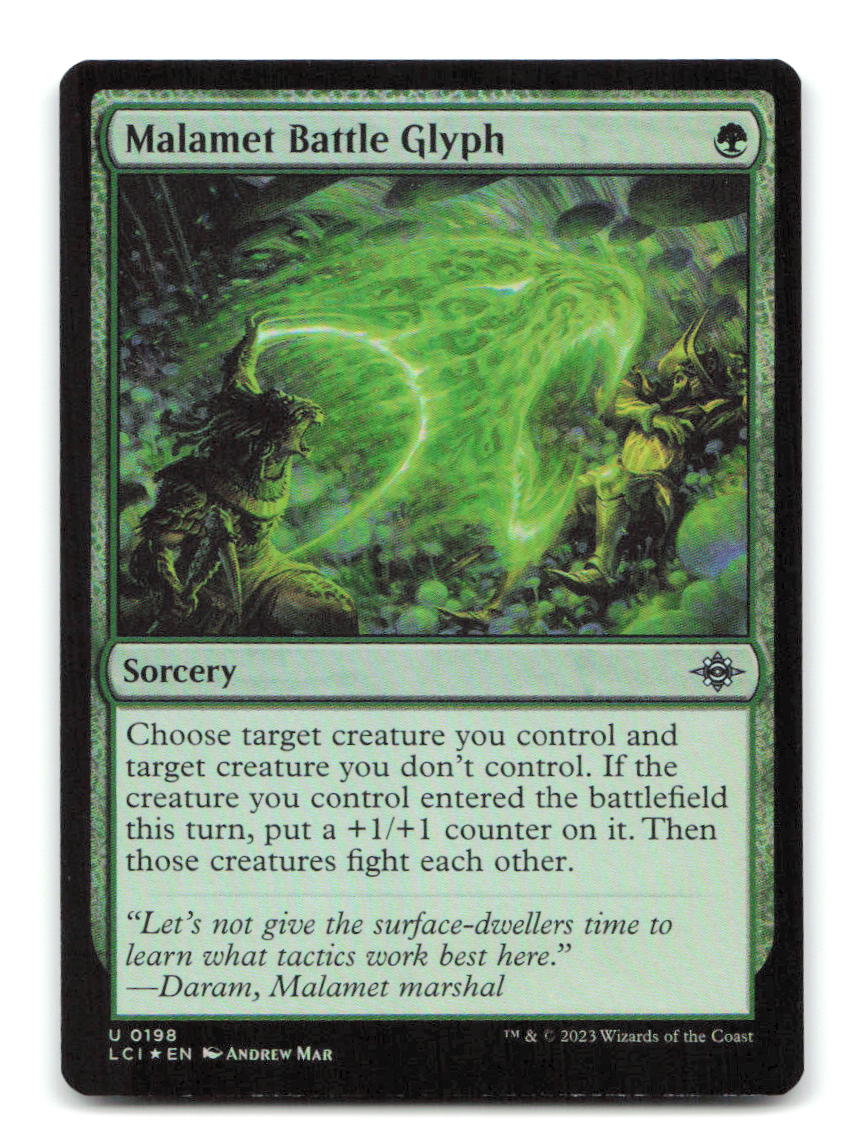 Malamet Battle Glyph 198 LCI Magic: The Gathering Foil NM