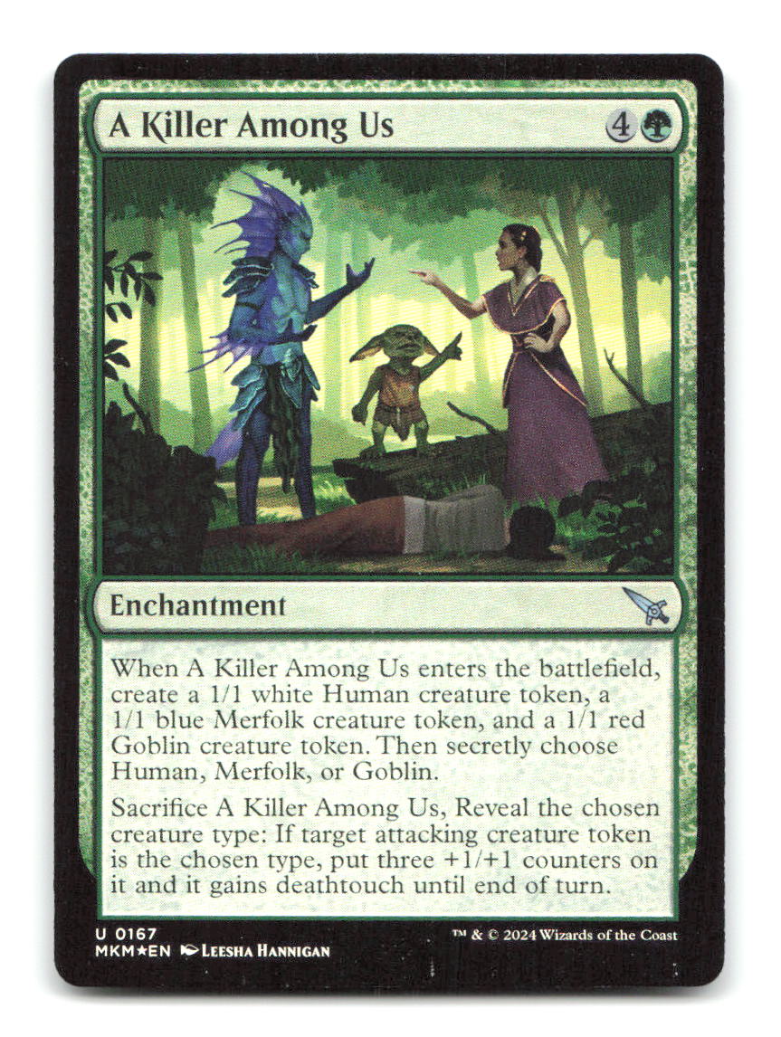 A Killer Among Us 167 MKM Magic: The Gathering Foil NM
