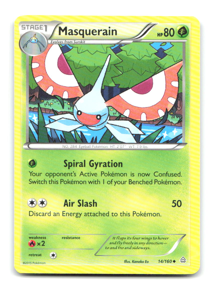 Masquerain 14/160 PRC Pokemon LP