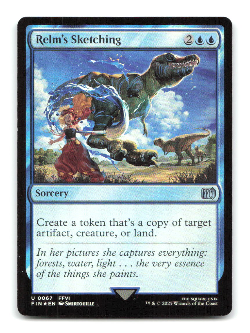 Relm's Sketching 67 FIN Magic: The Gathering Foil NM