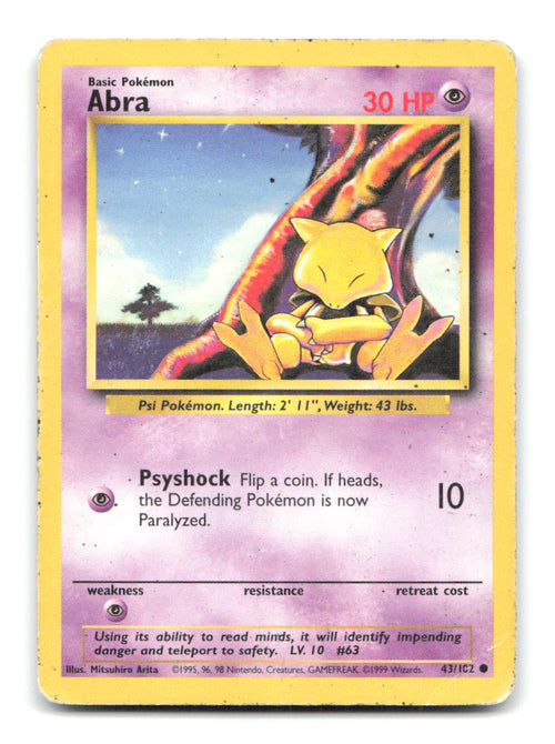 Abra 65/130 B2 Pokemon HP