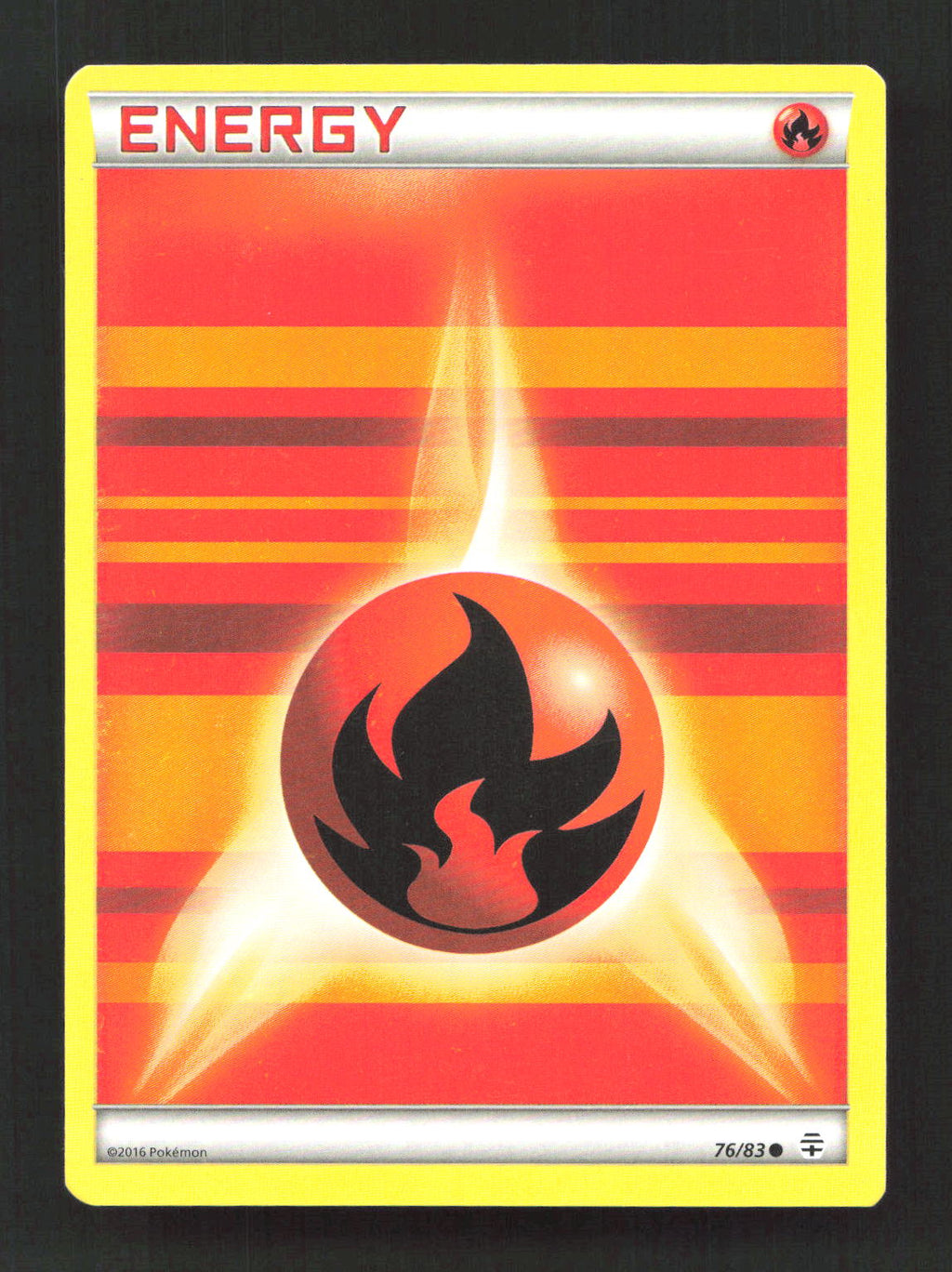 Fire Energy 76/83 Common Generations Pokemon Moderately Played
