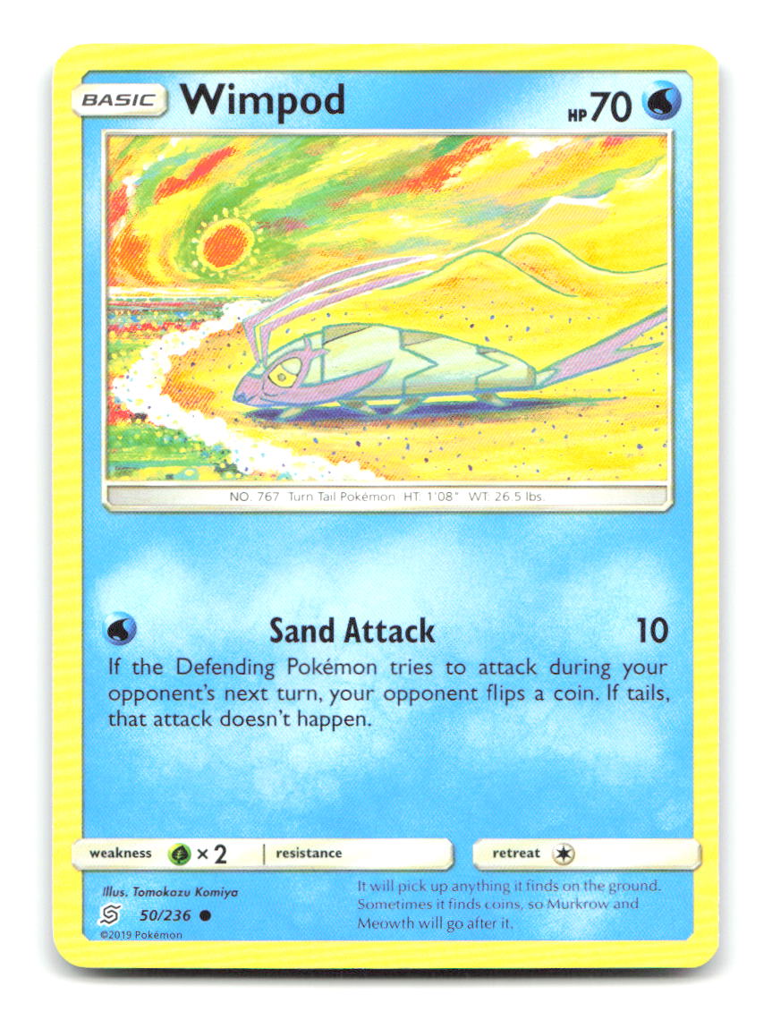 Wimpod 50/236 UNM Pokemon LP