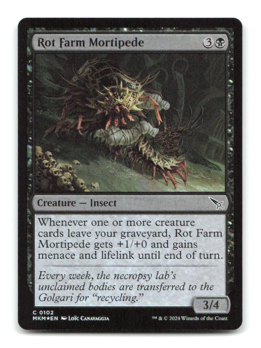 Rot Farm Mortipede 102 MKM Magic: The Gathering Foil NM