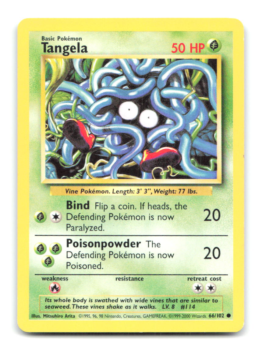 Tangela 66/102 BS Pokemon HP