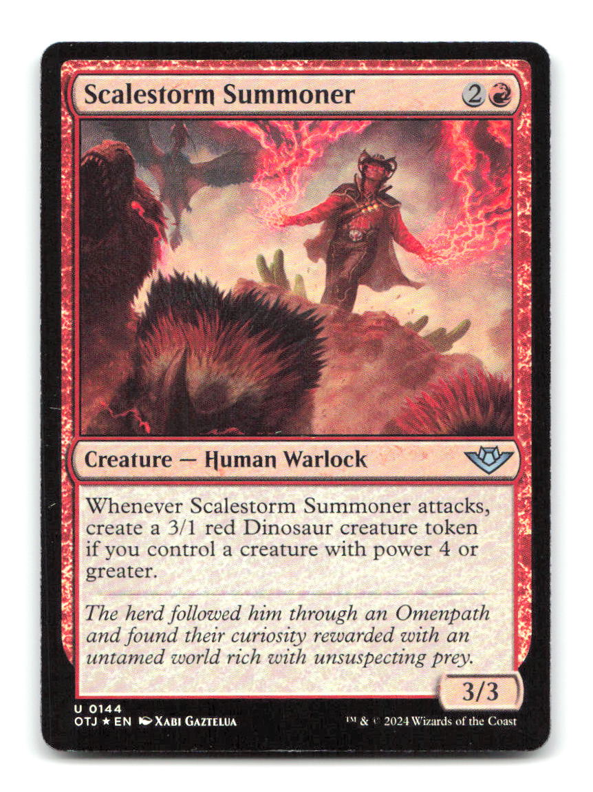 Scalestorm Summoner 144 OTJ Magic: The Gathering Foil NM