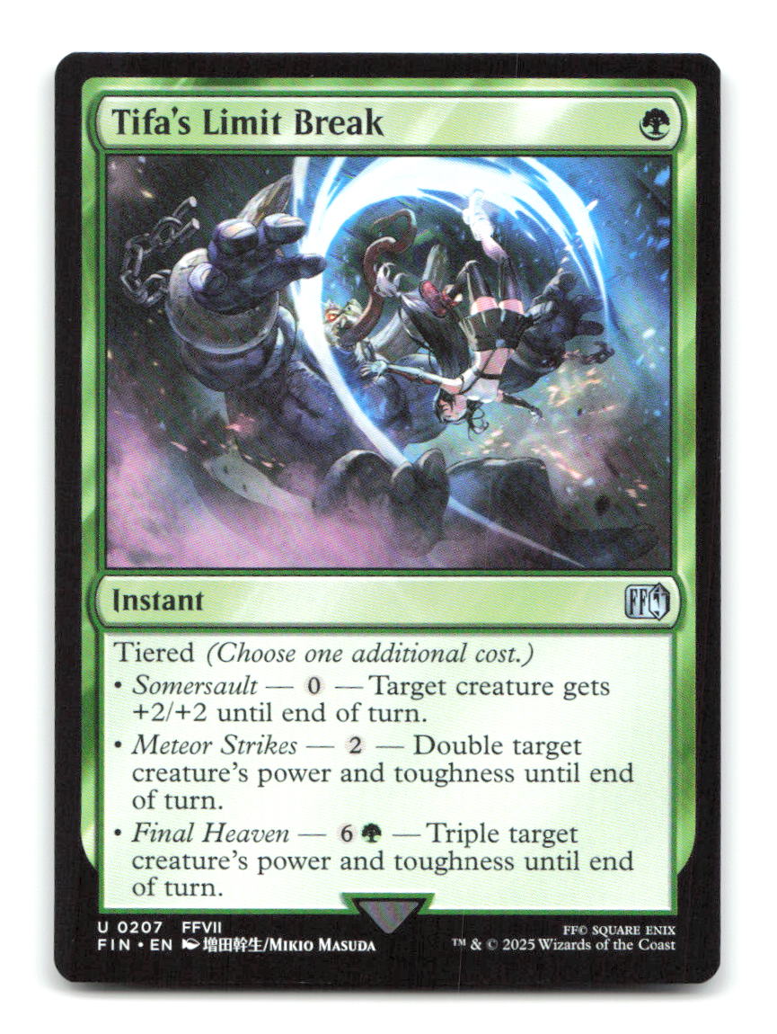 Tifa's Limit Break 207 FIN Magic: The Gathering NM