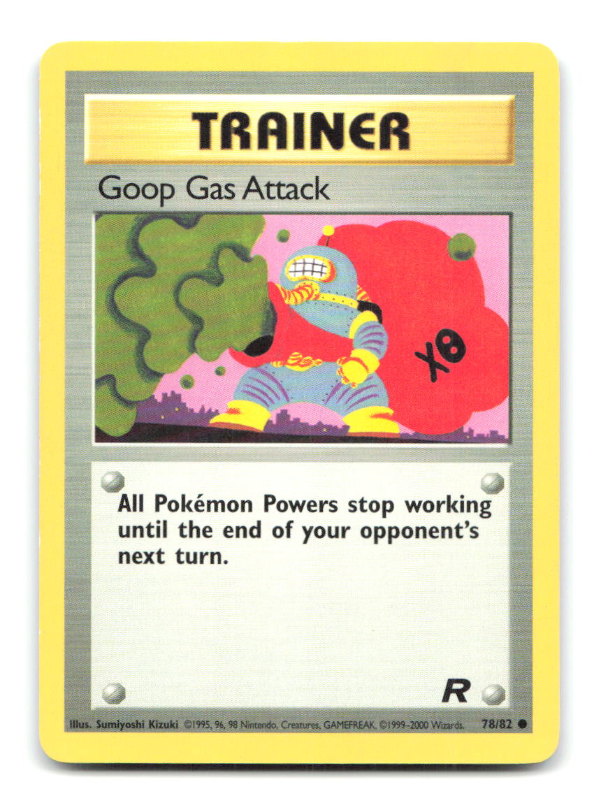 Goop Gas Attack 78/82 TR Pokemon Unlimited HP