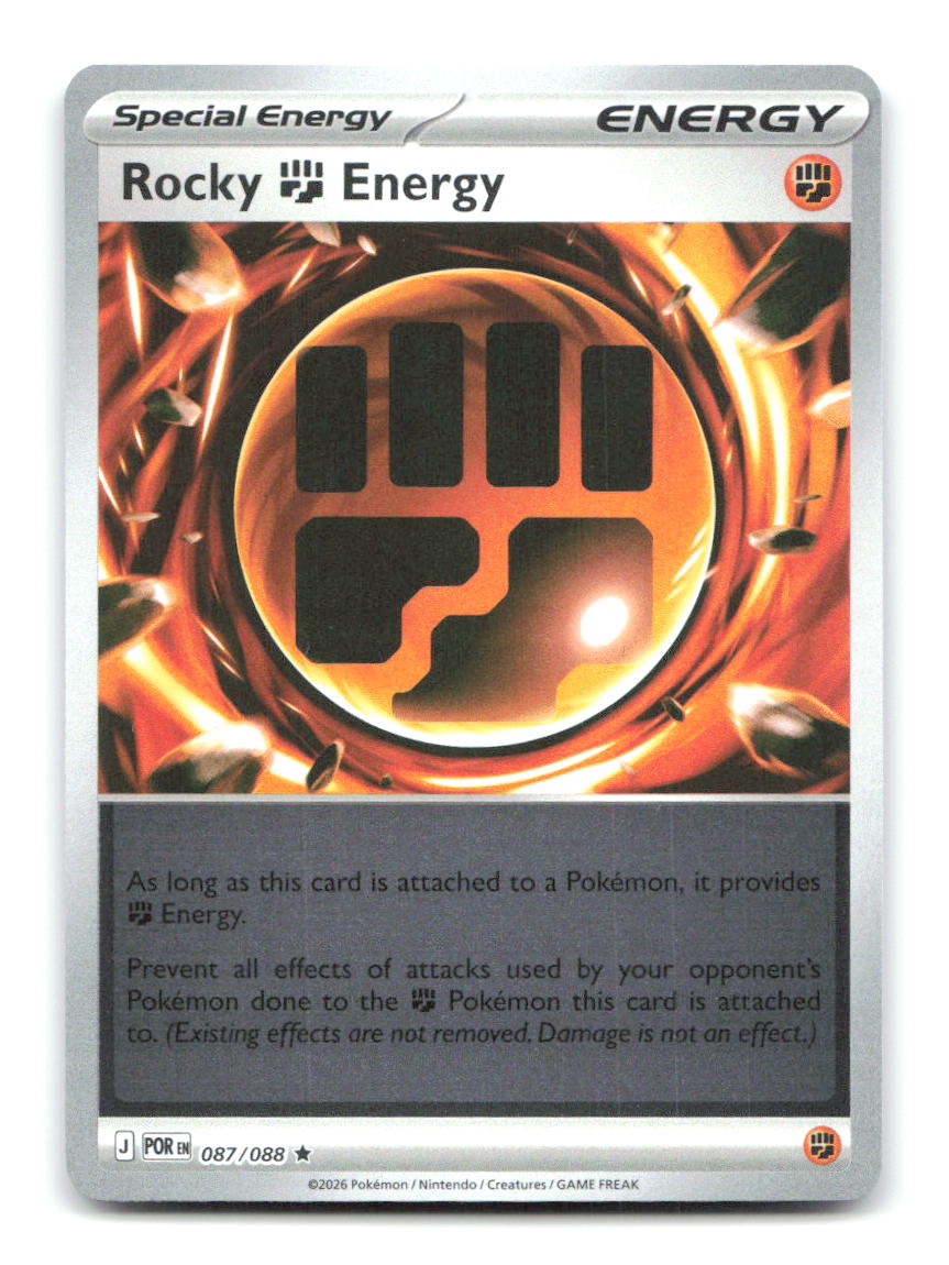 Rocky Fighting Energy 087/088 ME03 Pokemon Reverse Holo NM