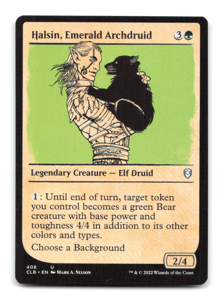Halsin, Emerald Archdruid (Showcase) 408 CLB Magic: The Gathering NM