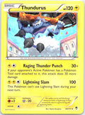 Thundurus 33/111 Rare Furious Fists Pokemon Lightly Played