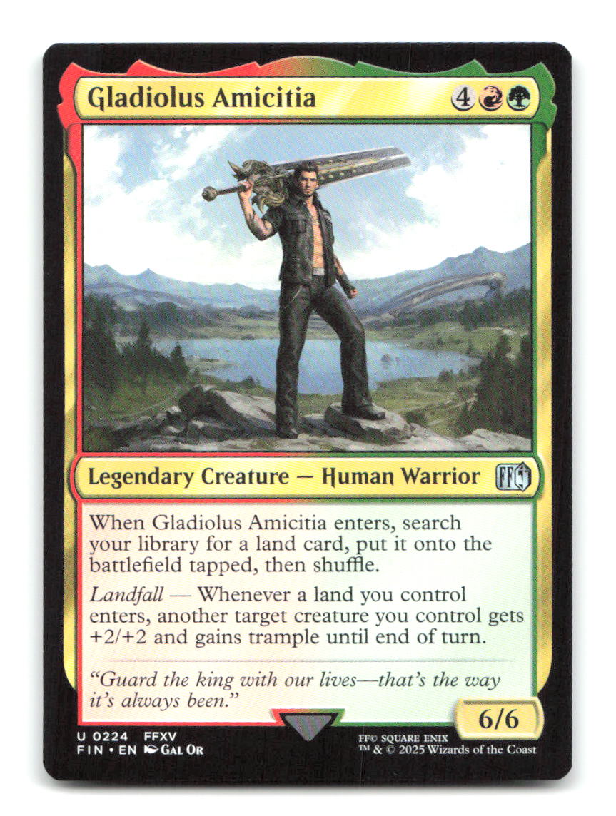 Gladiolus Amicitia 224 FIN Magic: The Gathering NM