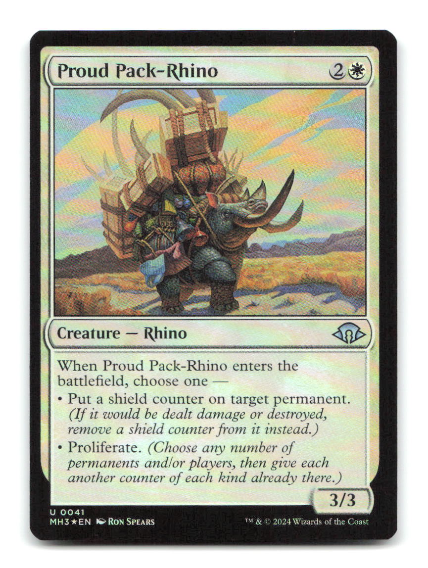 Proud Pack-Rhino 41 MH3 Magic: The Gathering Foil NM