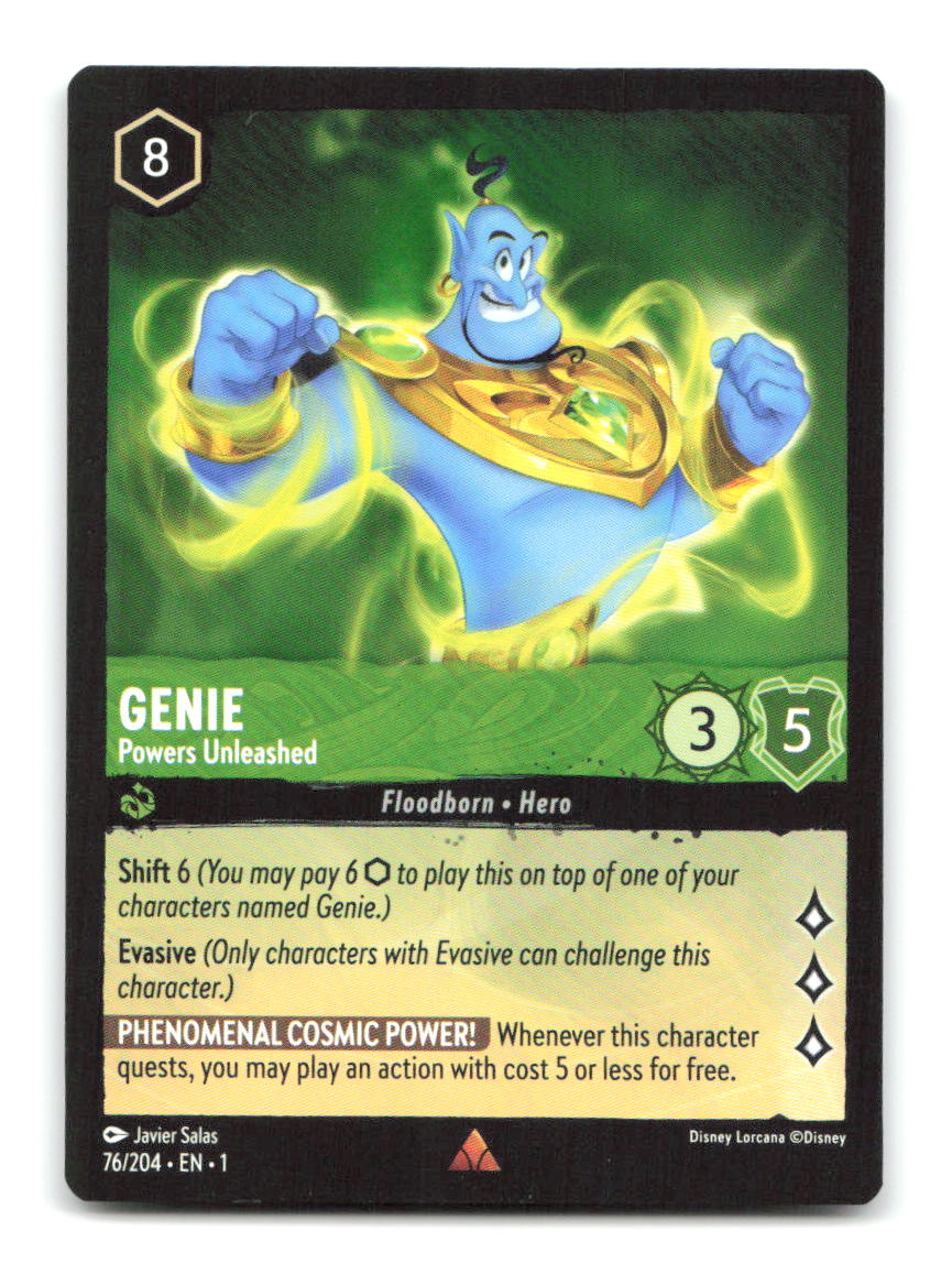 Genie - Powers Unleashed 76/204 1 Lorcana NM