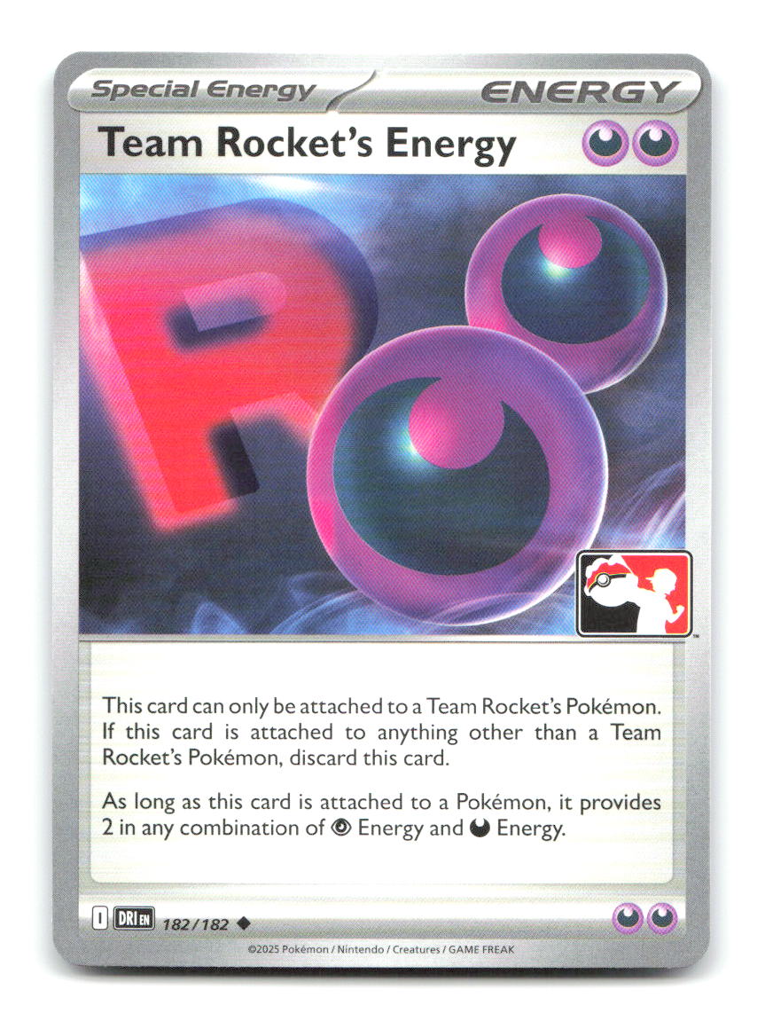 Team Rocket's Energy 182/182 Pokemon NM
