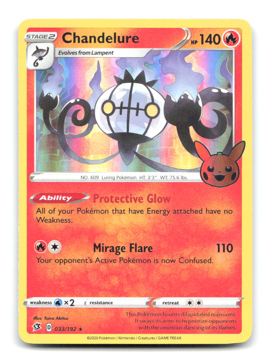 Chandelure 033/192 TTBB Pokemon Holo LP