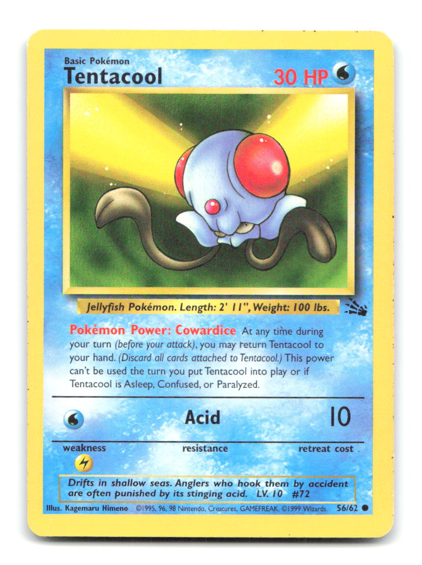 Tentacool 56/62 FO Pokemon Unlimited HP