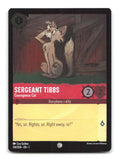 Sergeant Tibbs - Courageous Cat 124/204 1 Lorcana Cold Foil NM