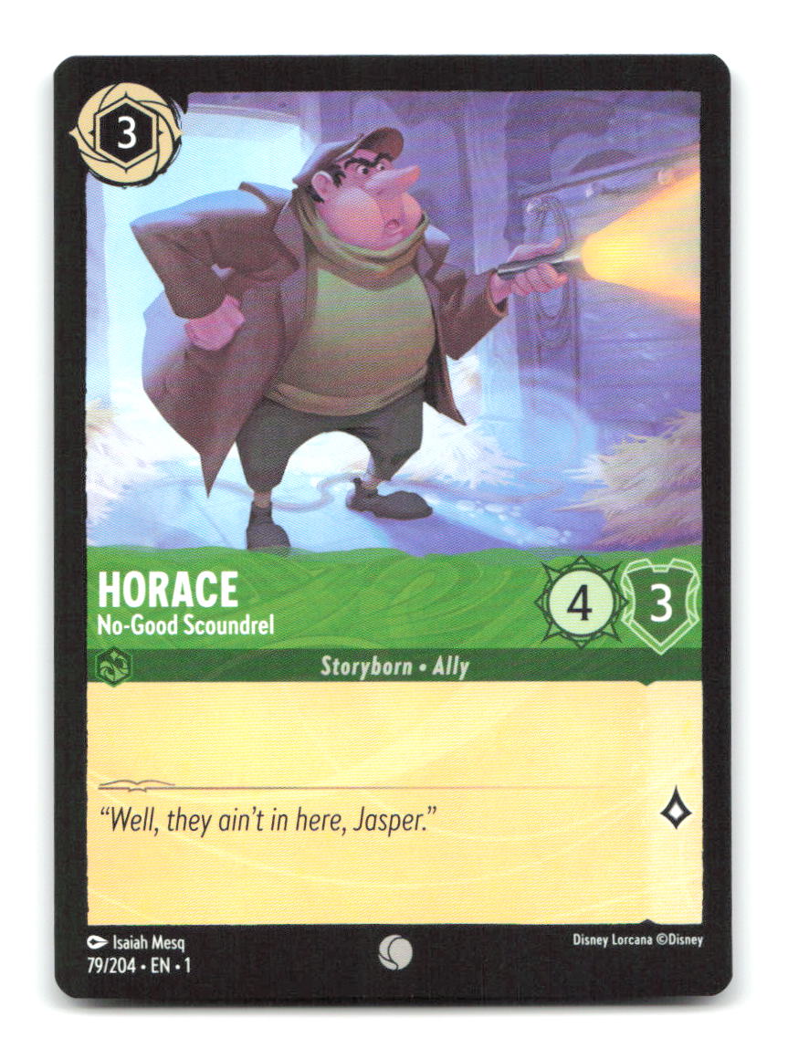 Horace - No-Good Scoundrel 79/204 1 Lorcana NM