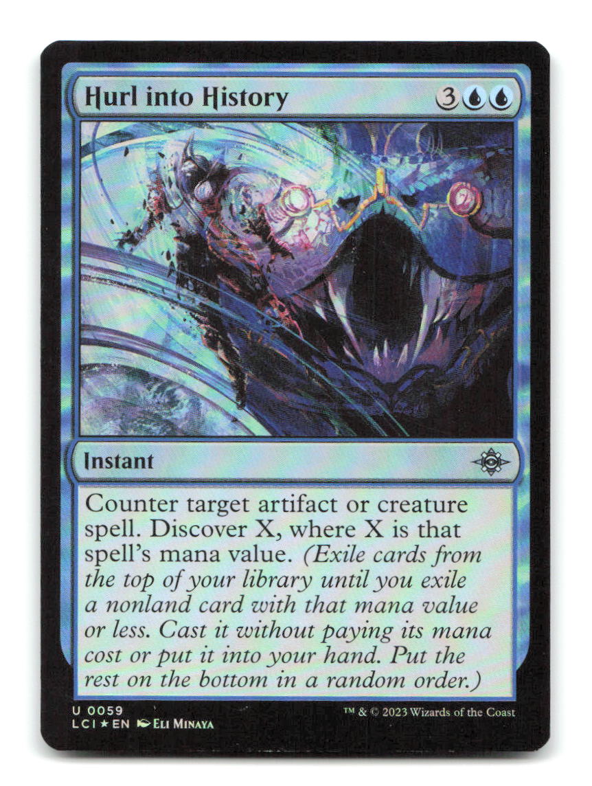 Hurl into History 59 LCI Magic: The Gathering Foil NM