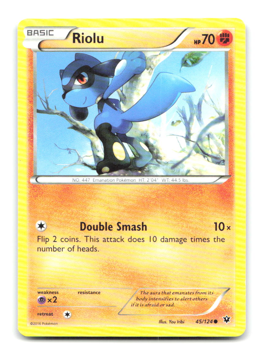 Riolu 45/124 Common Fates Collide Pokemon Lightly Played