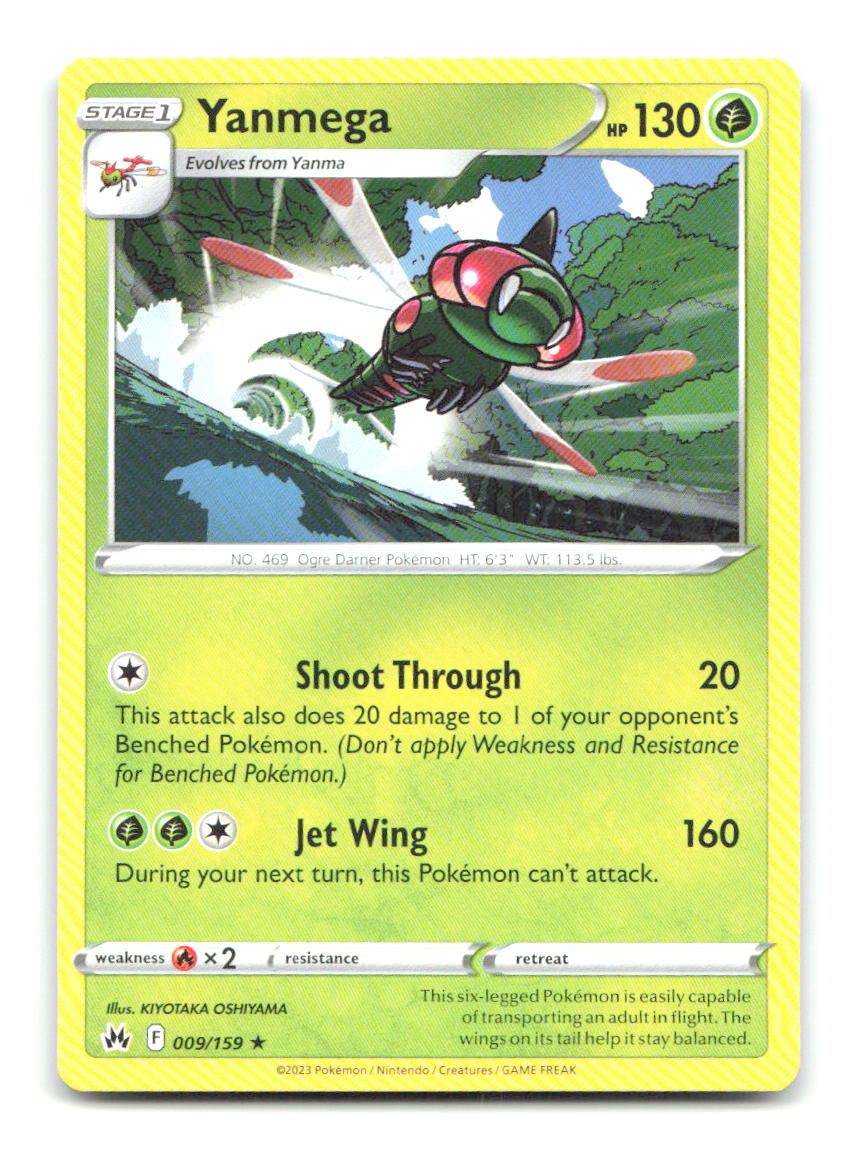 Yanmega 009/159 CRZ Pokemon LP